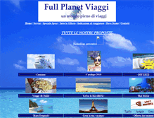 Tablet Screenshot of fullplanetviaggi.it